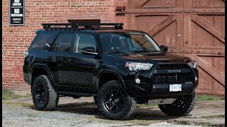 This is blackwood trucks newest build! brand new 2018 toyota 4runner
trd off road with a 3" lift by toytec. the custom suspension, wheel
and tire package we ...