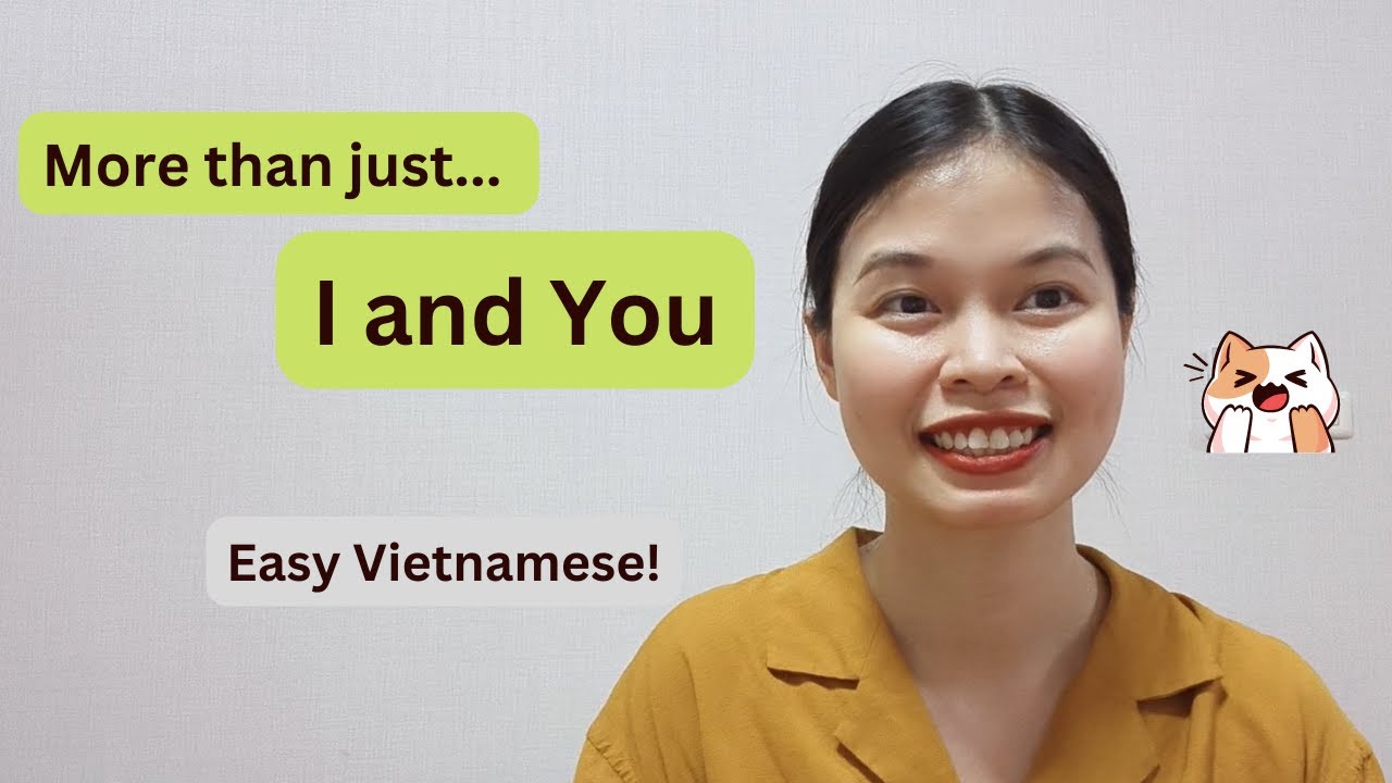 Learn VietnamesePersonal pronouns in Vietnamese Part 1 YouTube
