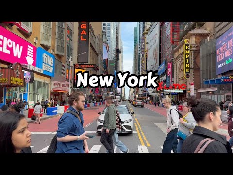 New York City Walking Tour 4k 2024 