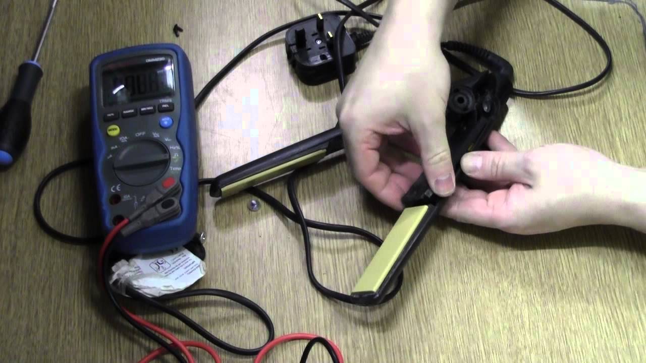 GHD Hair straightener fault finding and repair - YouTube