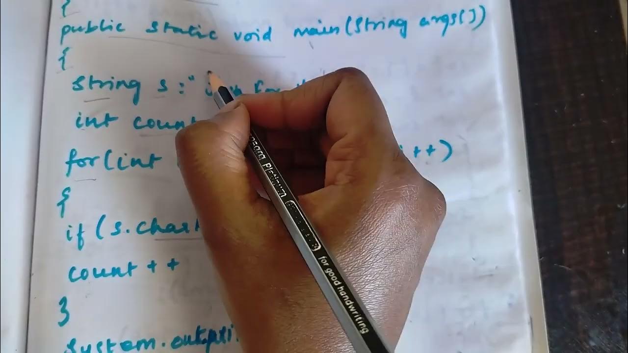 Java interview program to find total number of words in a String in