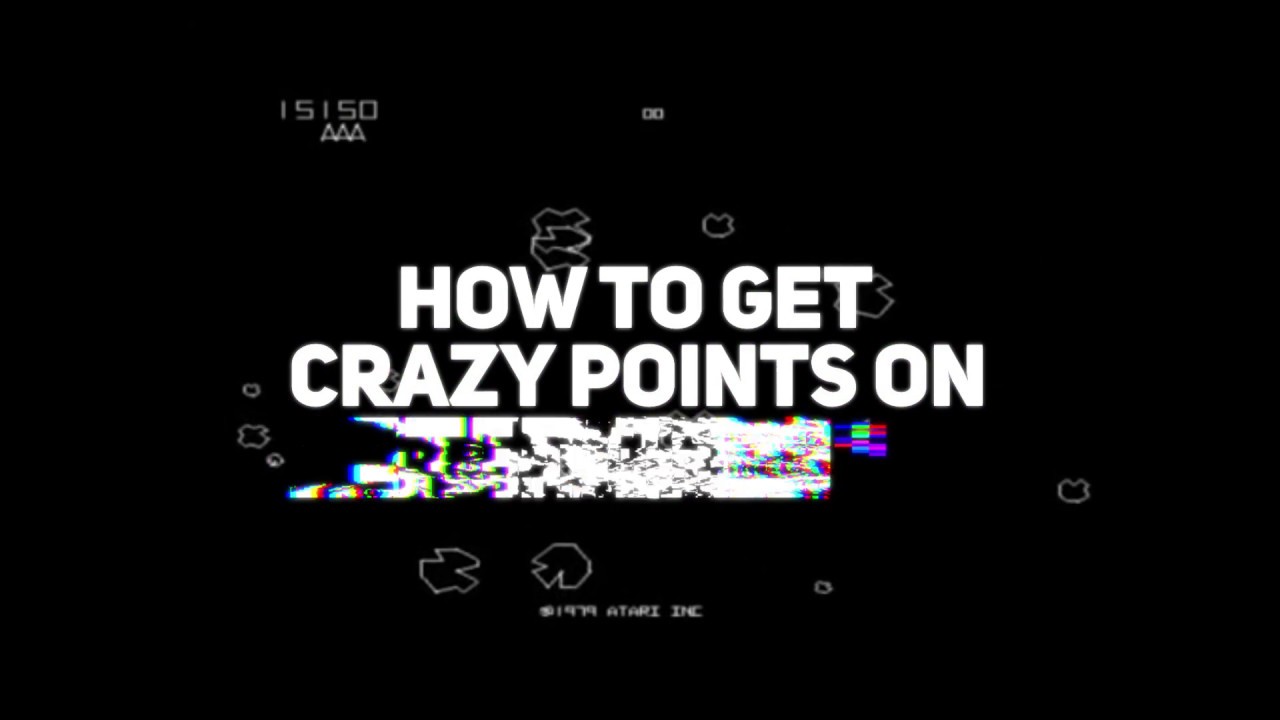 How to Get Crazy Points On Asteroids!