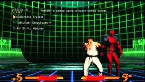 Ultimate Marvel vs Capcom 3 Ryu - Mission Mode