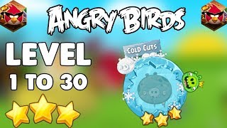 Angry Birds Space Cold Cuts Level 1 To 30 Full Gameplay (3 Stars) screenshot 2