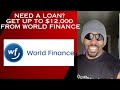 World finance loans up to 12000  fast easy approval for bad credit