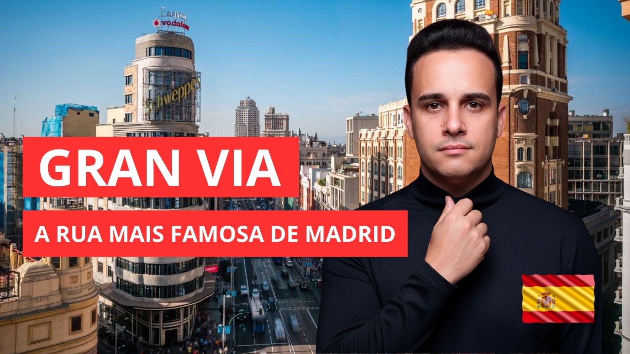 GRAN VÍA MADRID A RUA MAIS FAMOSA DE MADRID #Madrid #granvia #espanha #europa