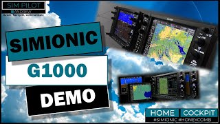 SIMiONIC G1000 Demonstration and Basic Tutorial for using the PFD and MFD