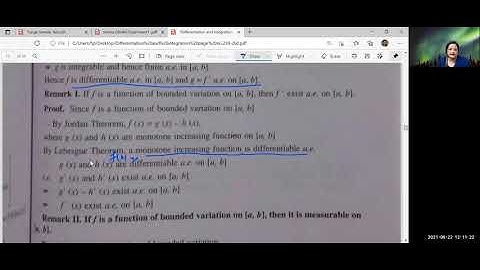 Cor. of Lebesgue Theorem