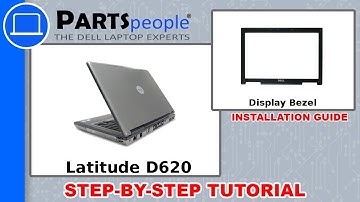 Dell Latitude D620 (PP18L) Display Bezel How-To Video Tutorial