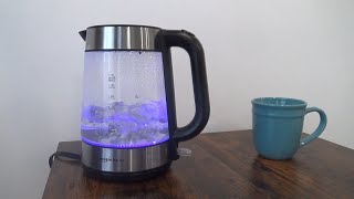AMAZON BASICS ELECTRIC KETTLE CUSTOMER REVIEW AND DEMONSTRATION HOW TO USE DEMO ELECTRIC KETTLES