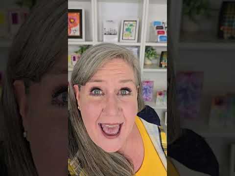 Sneak peek of tomorrow's Saturday with Stacey Class. Fine Art meets Papercrafting meets Stacey!