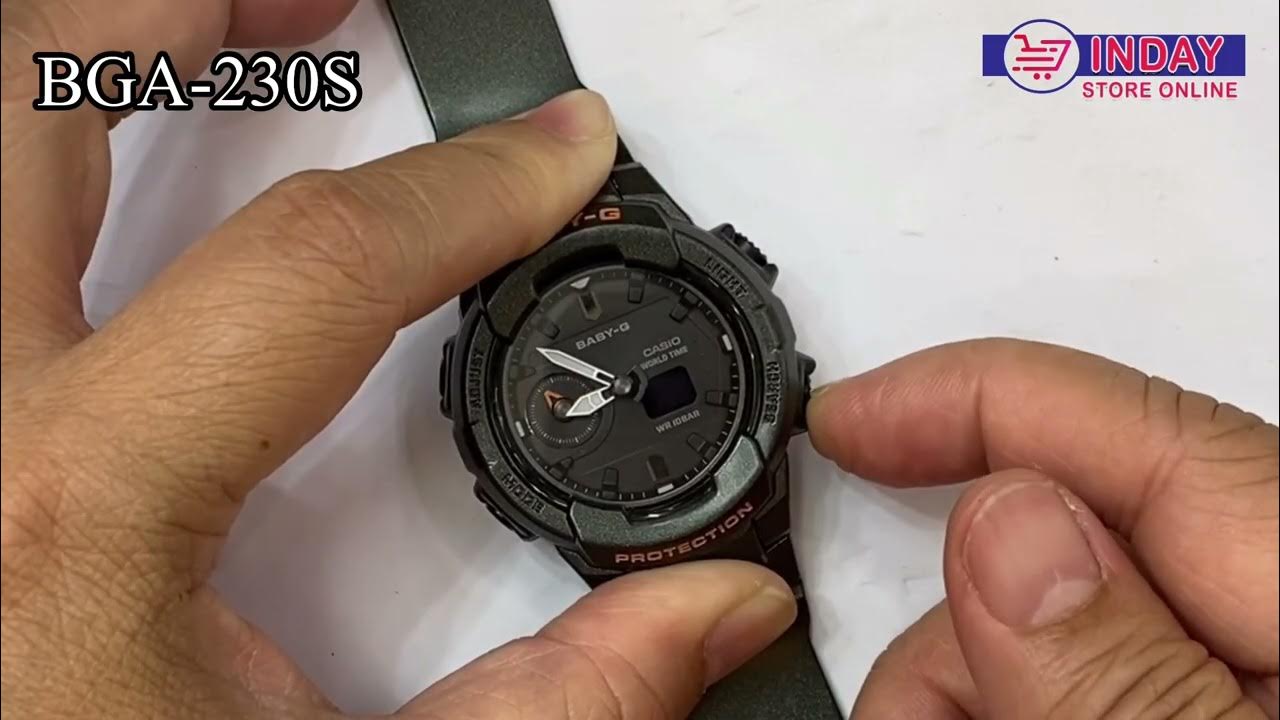 Paano e set ang time and analog after change the battery babyg BGA230S YouTube
