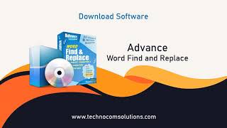How to find and replace  multiple Words in word files Advance Word Find & Replace Tool Software