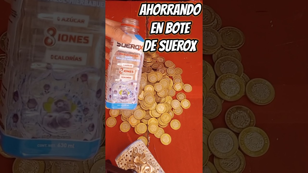 💸AHORRO BOTE Monedas de 10 PESOS 🤑☘️ 