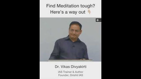 Dr. Vikas Divyakirti Talking about Sudarshan Kriya