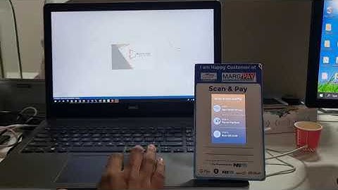 BHIM UPI QR Code Payment Collection Using Dynamic QR Code Display - Customer-Facing Display (CFD)