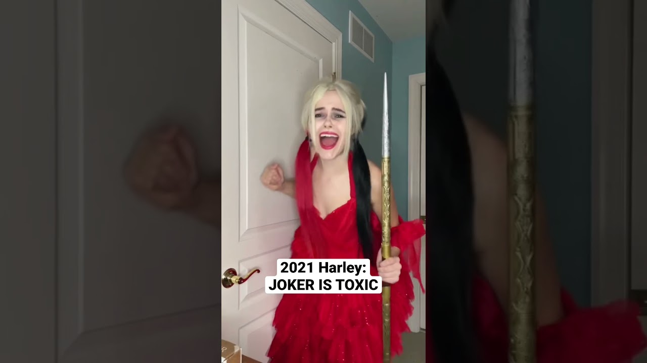 Harley Quinn’s hindsight is 20/20 #cosplay #harleyquinn #joker