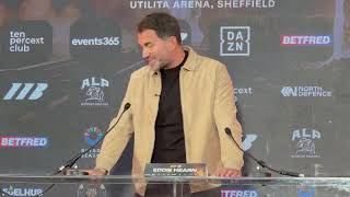 Dalton Smith v Alberto Puello Full Press Conference with Eddie Hearn, Emma Dolan, Sandy Ryan& others