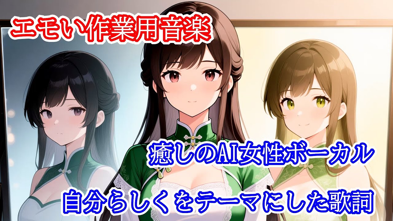 【Japan Music】女性ボーカルが歌うメロウでエモいチルバラード集｜ありのままの私、自分らしさをテーマにした作業用音楽