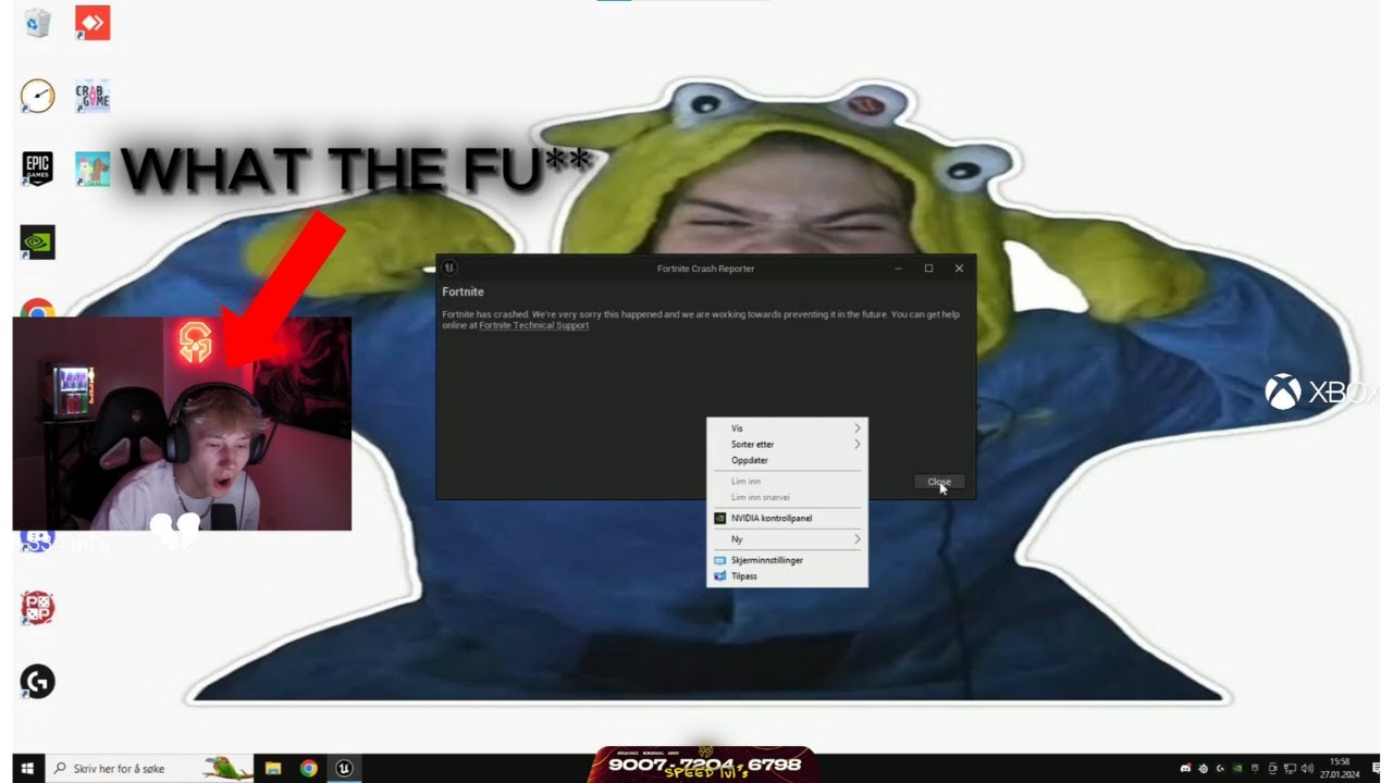Mrsavage game got crashed on FNCS - YouTube