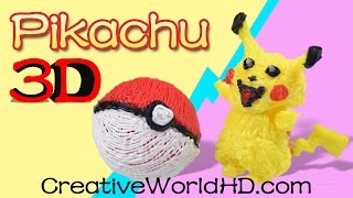 How to Make Pikachu Figurine - 3D Printing Pen Creations/Scribbler DIY Tutorial
