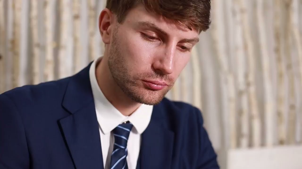 WEEN CHARM Men's Suits Slim Fit,3 Piece Suit for Men,2 Button Blazer Jacket Vest Pants with Tie,Men