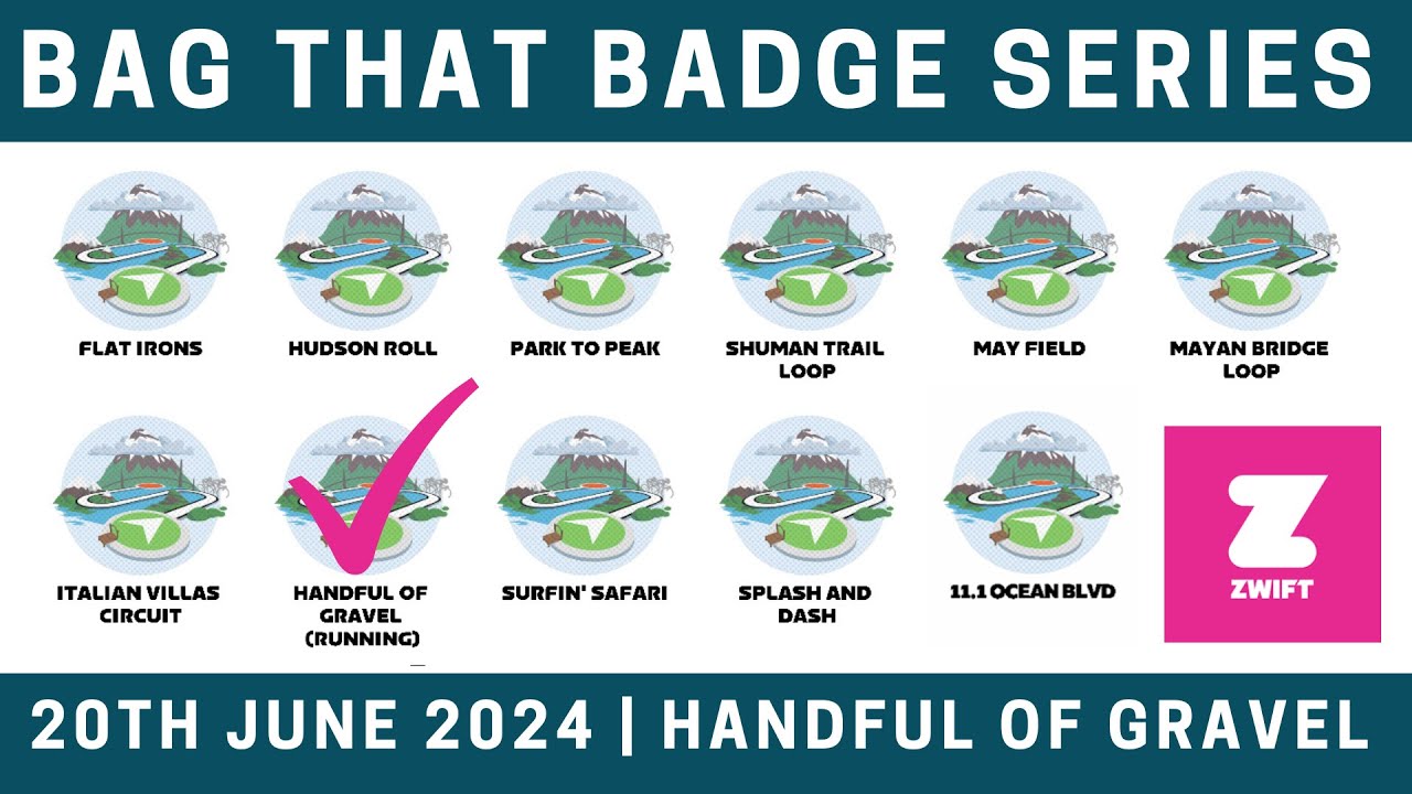 Bag that Badge | Splash and Dash | Zwift Run Channel