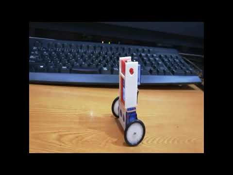 M5stickC　倒立振子ロボット　簡単な構成で作ってみました。