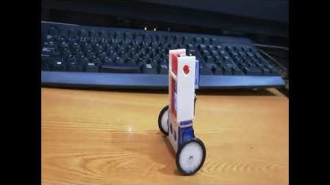 M5stickC　倒立振子ロボット　簡単な構成で作ってみました。