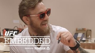On episode 7 of ufc 189 embedded, international fight week is underway
in las vegas. featherweight headliner conor mcgregor dives right into
the action i...