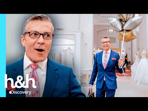 Surpresa para Randy no dia do aniversário dele na loja Kleinfeld | O Vestido Ideal | H&H Brasil