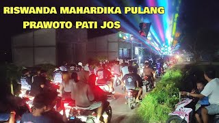 Riswanda Mahardika finis karnaval langsung putar dj pamit pulang 