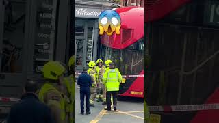London Bus Crash #Shorts #UK #Crash