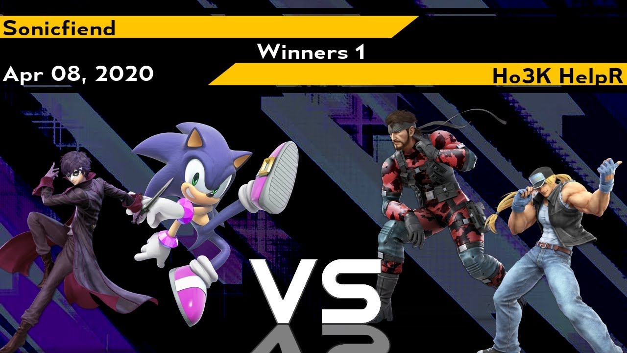 [Smash Ultimate] XeNOwifi 4 (Winners 1) - Ho3K HelpR vs Sonicfiend