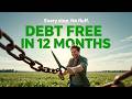 debt free in a year