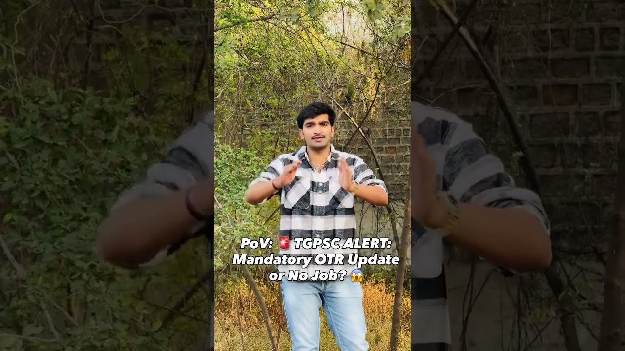 🚨 TGPSC ALERT: Mandatory OTR Update or No Job? 😱