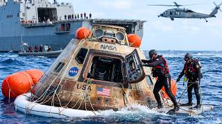 See The Moment Divers Open Orion Spacecraft Door