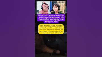 Satu Pemicu Mbak Lala Resign Jadi Pengasuh Rafathar Anak Raffi Ahmad Terungkap, Ada Pekerjaan Baru