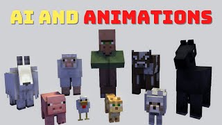 AI and Animations Addon Minecraft Bedrock screenshot 2