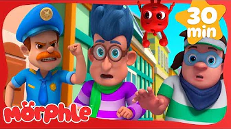 The Orphle Bandits cause chaos😲 | Morphle 3D | Monster Cartoon for Kids
