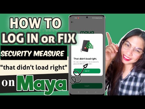 How to fix security measure maya | How to Log in with out 