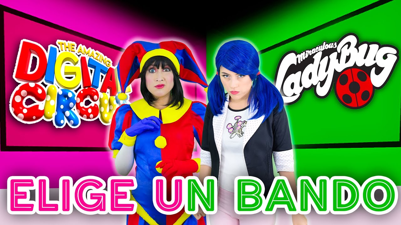 ELIGE UN BANDO | DIGITAL CIRCUS VS LADY BUG 😱 - YouTube