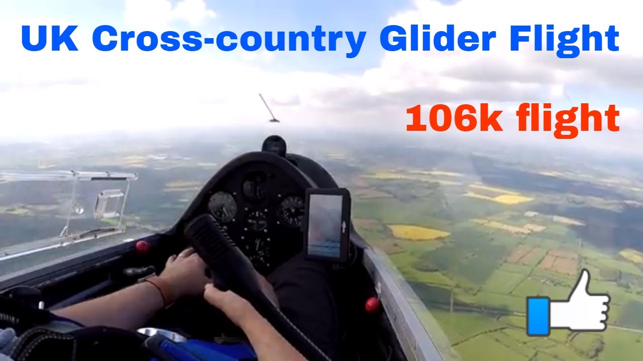 Cross Country Gliding. 106k Task to Banbury and Northampton from