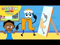 Learn Letter N! | The Alphabet with Akili | Cartoons for Preschoolers