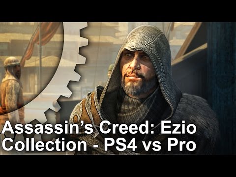 [4K] Assassin's Creed: The Ezio Collection PS4 Pro/PS4 Analysis + Frame-Rate Test