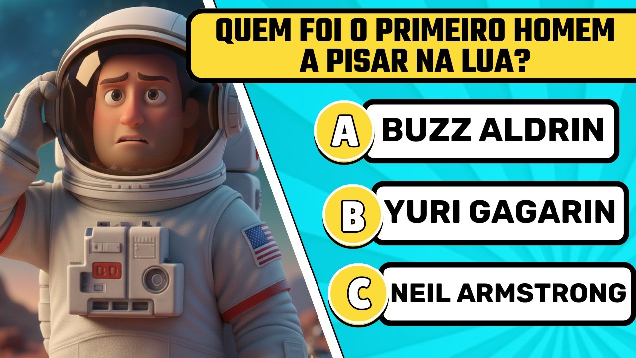 Você precisa saber responder essas perguntas de conhecimentos gerais! 🧠