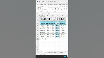 Paste Special Format Tricks in Excel  ||#shortsvideo #excel #shorts