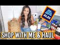 FALL ALDI SHOP WITH ME | HUGE GROCERY HAUL AND FALL HOME HAUL | HOW TO GROCERY SHOP ON A BUDGET