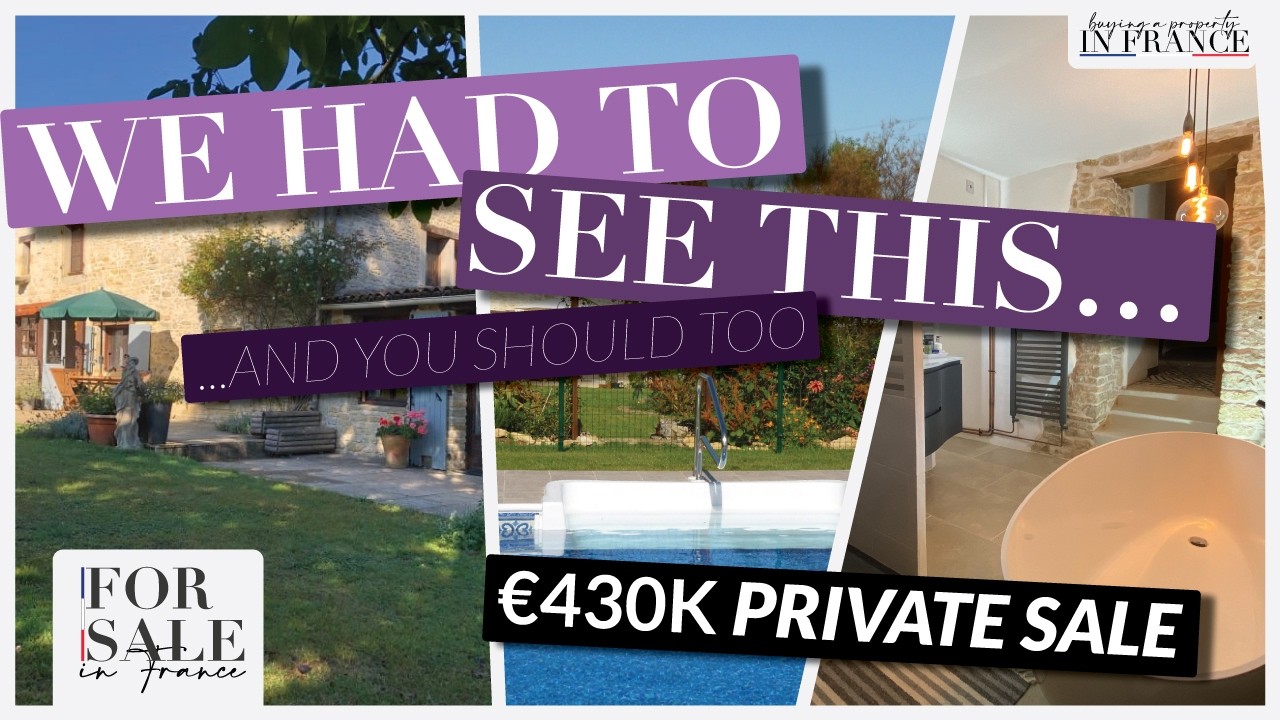 €430K Private Sale in France 🇫🇷 House + Gîte + 2.5 Acres!