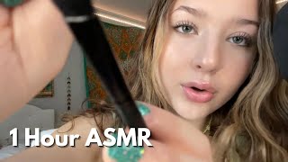 ASMR// 1 HOUR (Pure Wet & Dry Mouth Sounds, Tapping)